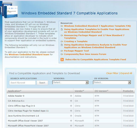 The Compatible Applications website will help you find those missing pieces.