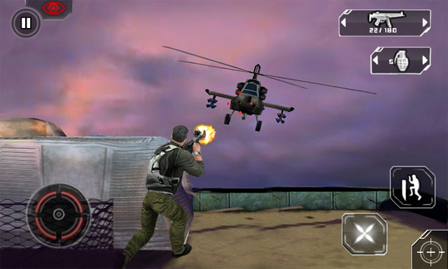 Run, jump, fight and shoot using a handgun, a shotgun, an AK-47 assault rifle and a bazooka, or maintain stealth by improvising with nearby objects.