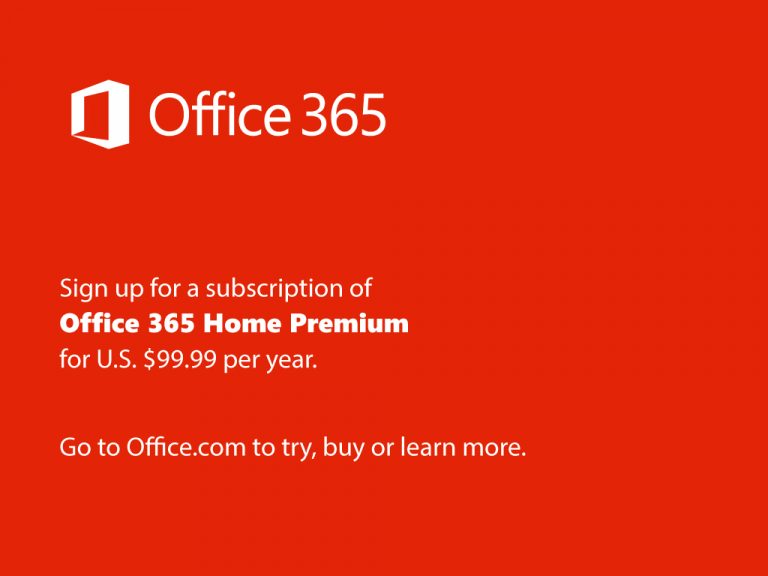 Go to Office.com to try, buy or learn more.
