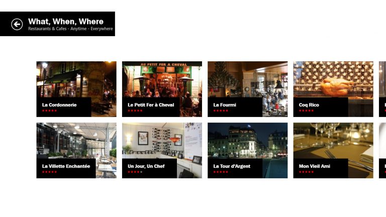 TimeOut’s city guide apps for Barcelona, London, Los Angeles, New York and Paris will help you get the most out of your favorite city on your Windows 8 device, with tips on the best restaurants, theaters, hotels and places of interest. Visit the Windows Store today to download the Time Out app to discover your favorite city.
