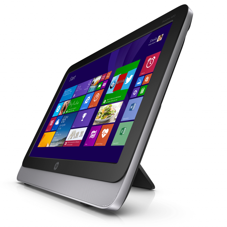 The ProOne 400 is powered by Windows 8.1, allowing you to take advantage of all the latest and greatest features. It also features a fast and powerful fourth-generation Intel Core processor built to handle all the work you can throw at it. Featuring standard VESA support, you can mount this device to a wall, cart, arm or other accessories, enabling you to work where and when you need to. It also includes a built-in webcam that is ideal for Skype meetings or chatting with friends and family after hours. A display port allows you to connect to a secondary monitor, and the USB 3.0 ports make connecting to other peripheral devices, such as a phone, easy.