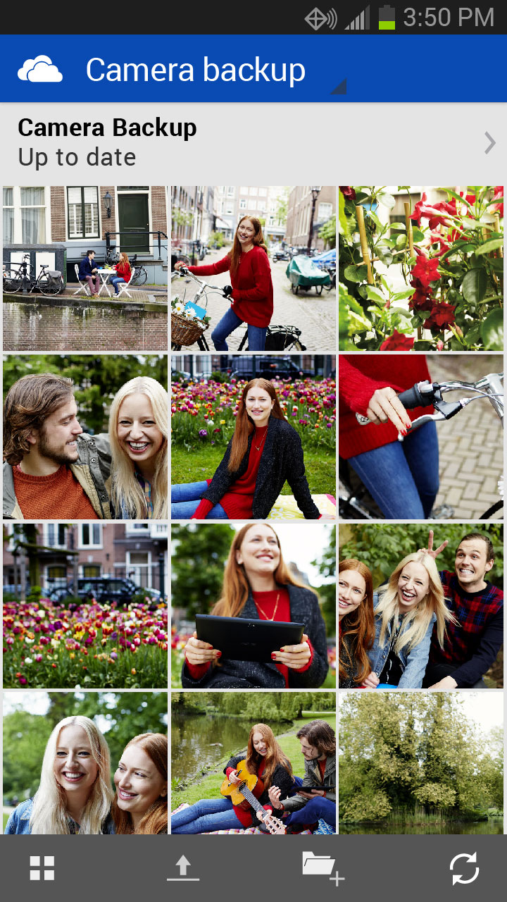 Use the OneDrive camera backup feature on any mobile device, including Android, and stop worrying about losing a picture.