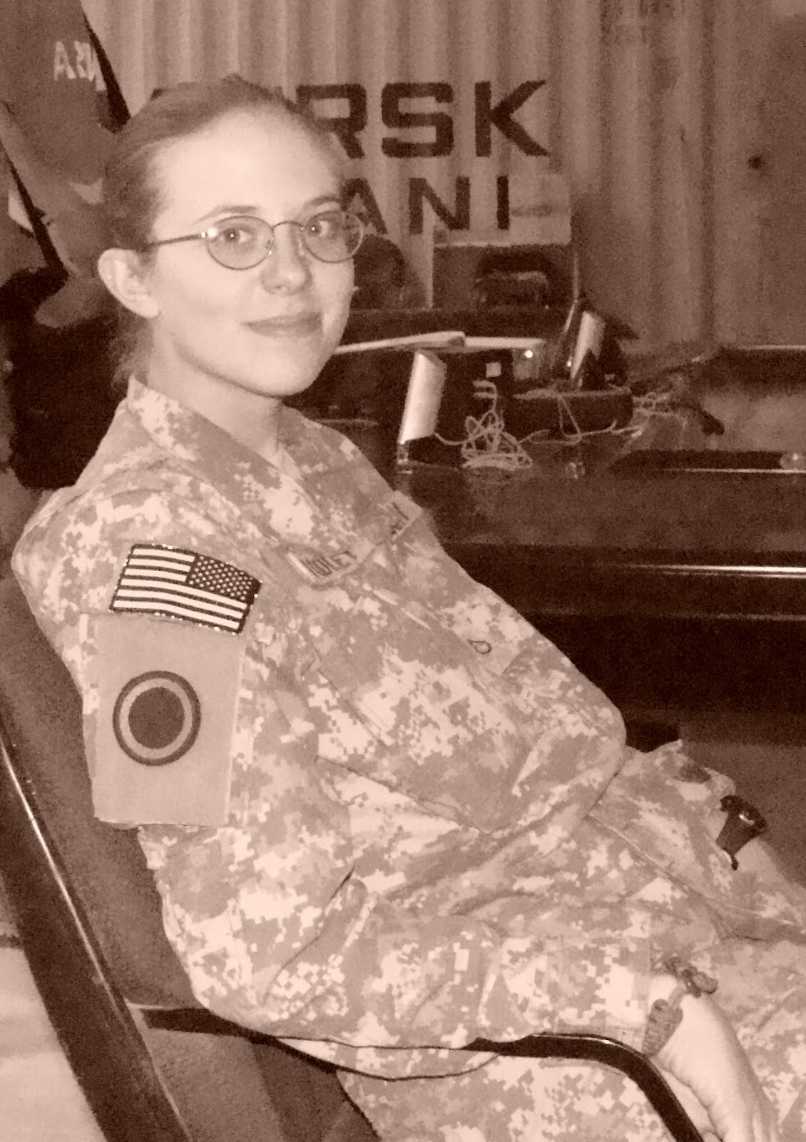 Rachel Woolley Army medic