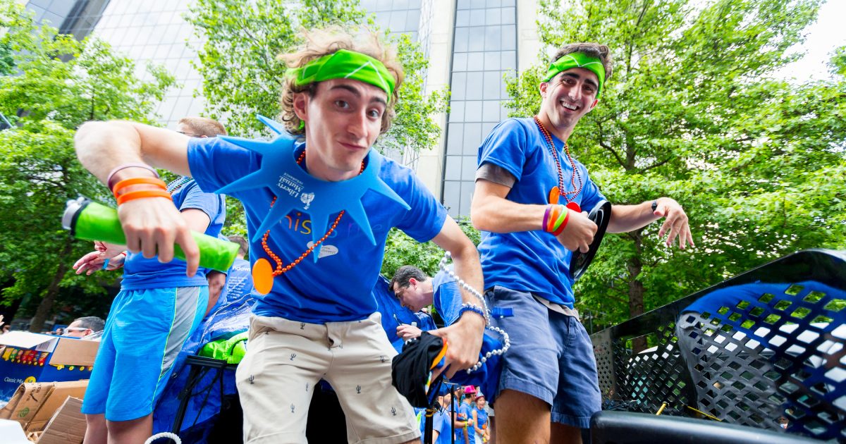 Microsoft employees, partners, family and friends celebrate Pride.