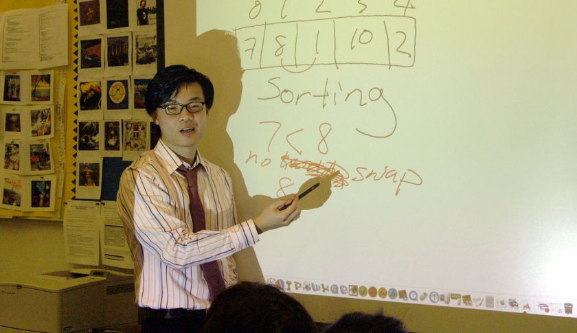 Kevin Wang started TEALS by himself. There are hundreds of volunteers, but more are needed. Photo courtesy of Kevin Wang.