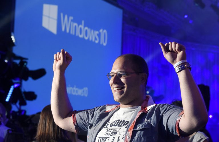 Windows 10 fans celebrate in London