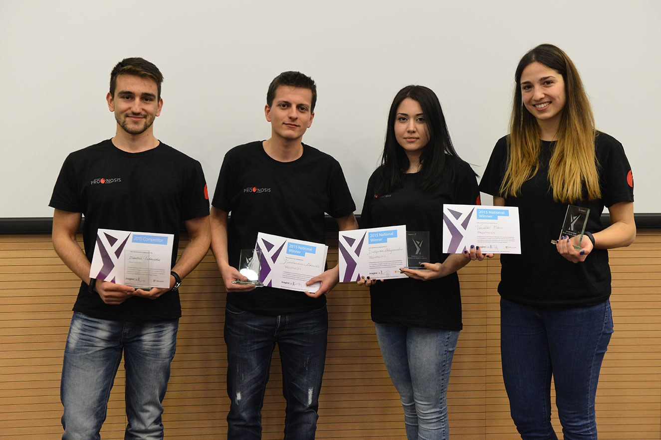 Members of Team PROGNOSIS, from Greece.