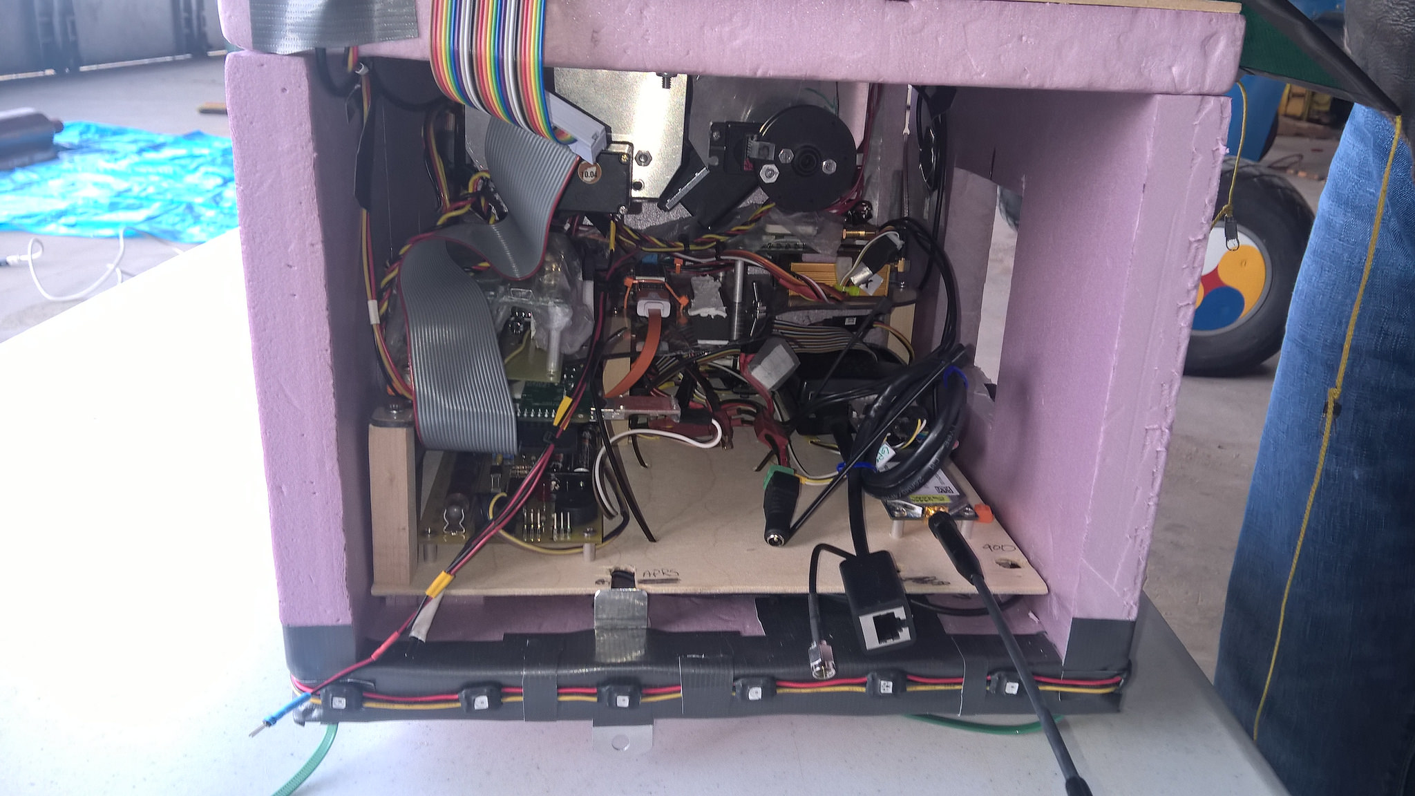 Pegasus II: A view of the internal payload electronics. 