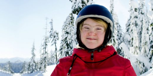 Virginia Wade skis