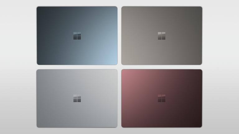 Surface Laptop’s four rich tone-on-tone colors were inspired by blending seasonal relevance with timelessness.