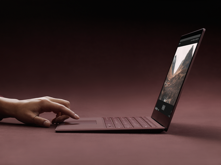 Incredibly thin and light, Surface Laptop strikes the right balance of performance, portability and beautiful design.