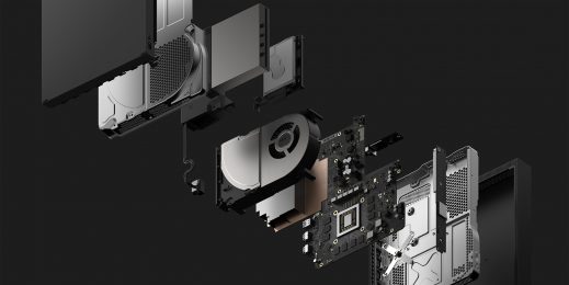 Inner workings of an Xbox One X console