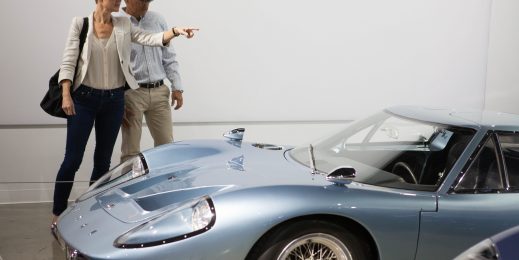 Museum goers experience the Ford HoloLens