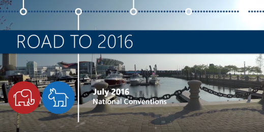 road to 2016 national conventions graphic