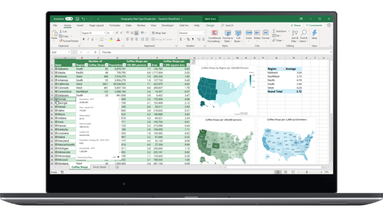 Excel Geography Data Type