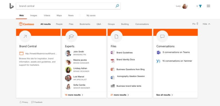 Microsoft Search Bing