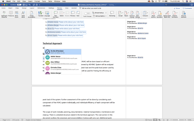 Screenshot of People Picker