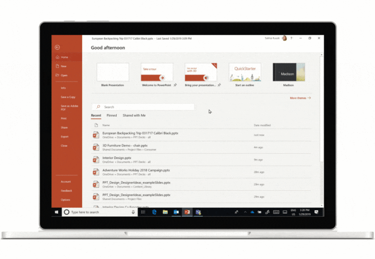 While You Were Away PowerPoint collaboration features