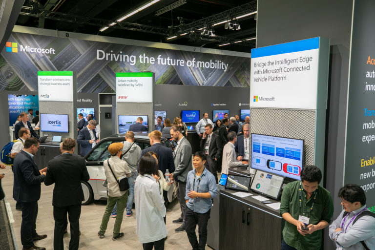Microsoft IAA booth with Icertis, FEV and more
