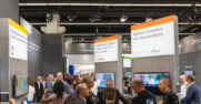 Microsoft IAA booth with Adobe, Bosch and Daimler