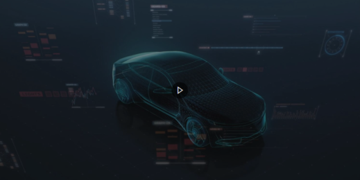 3-D Rendering of a car