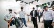 HoloLens 2 demo with Bosch in Microsoft IAA booth