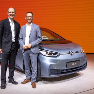 Scott Guthrie and Christian Senger at IAA event