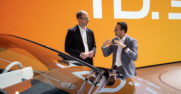 Scott Guthrie and Christian Senger with VW ID 3
