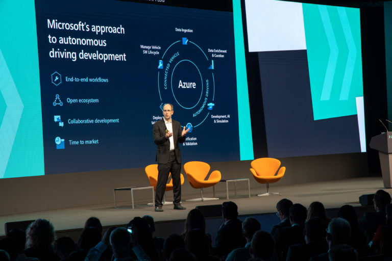 Scott Guthrie on autonomous driving at IAA Keynote