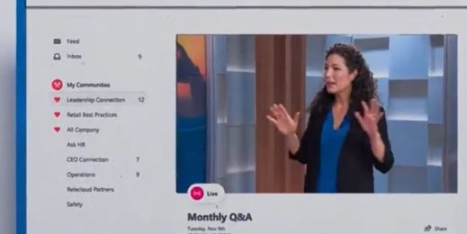 New Yammer user interface