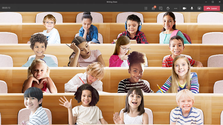 Together mode in Teams for Education K-12