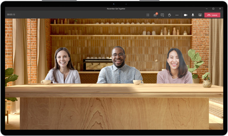 Together mode coffee show view