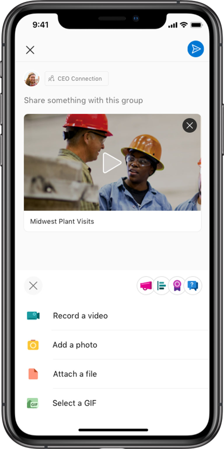 Video displaying on a mobile device