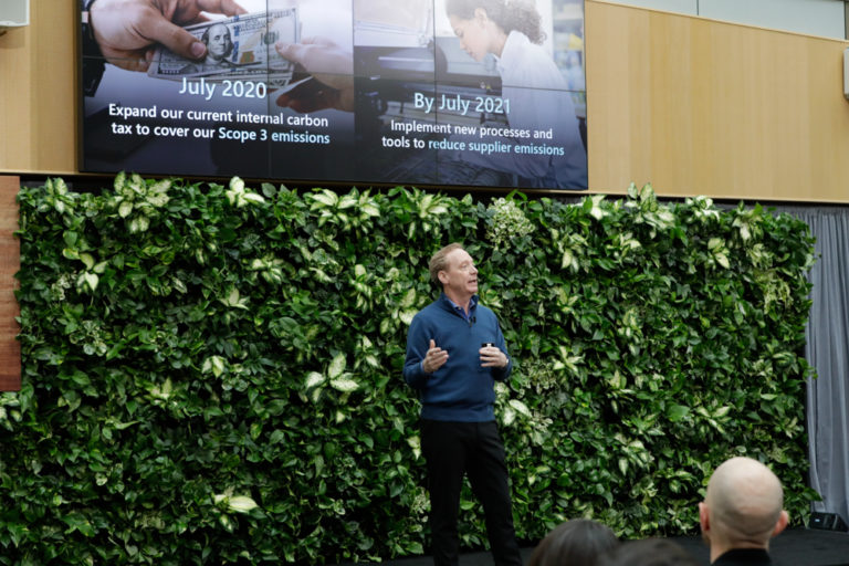 A pledge for the environment