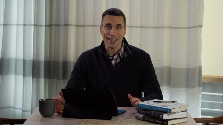 Jared Spataro at Ignite 2021