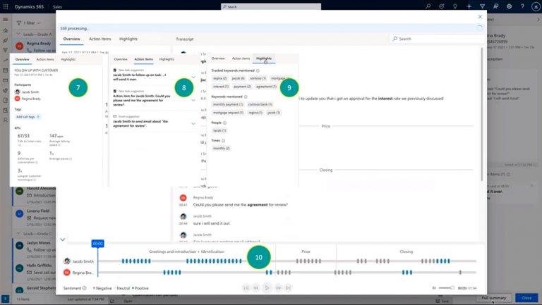 Dynamics 365 and Teams Integration user interface
