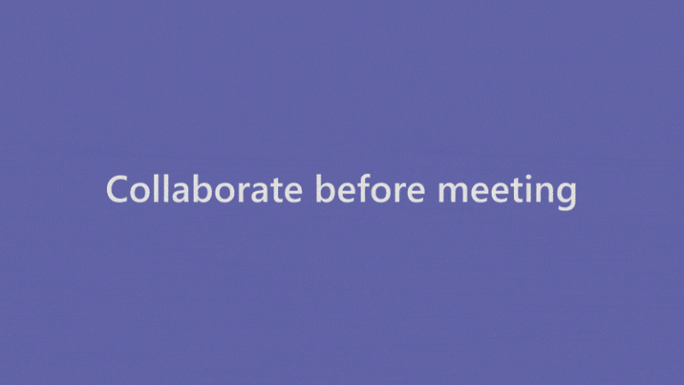 Setting agenda for meeting