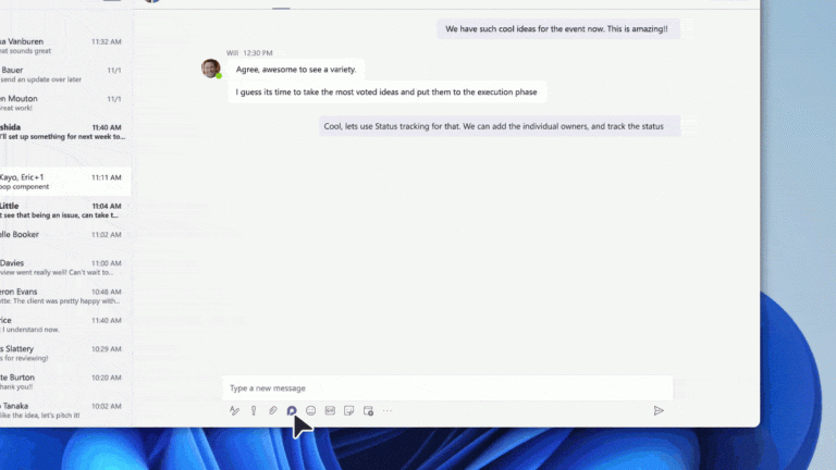 Animation of Loop user interface