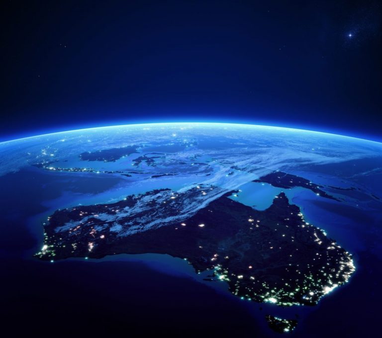 Glowing globe