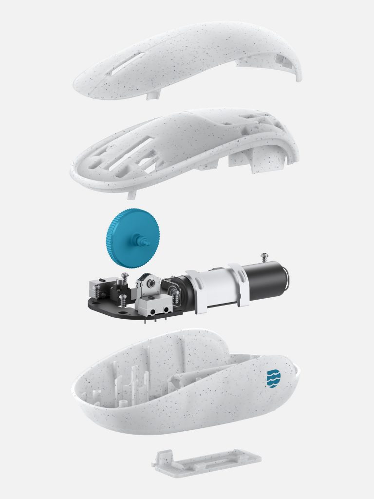 Microsoft Ocean Plastic Mouse internals