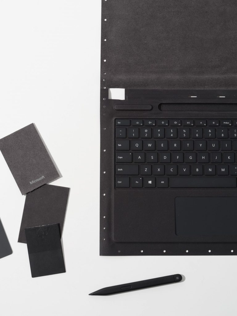 Surface Pro 8 keyboard detail