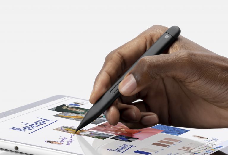 Surface Pro 8 in use with Slim Pen