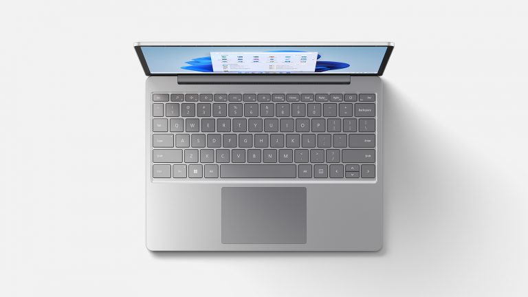 Surface Laptop Go 2 in Platinum