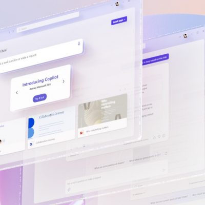 Graphic image shows Microsoft Copilot