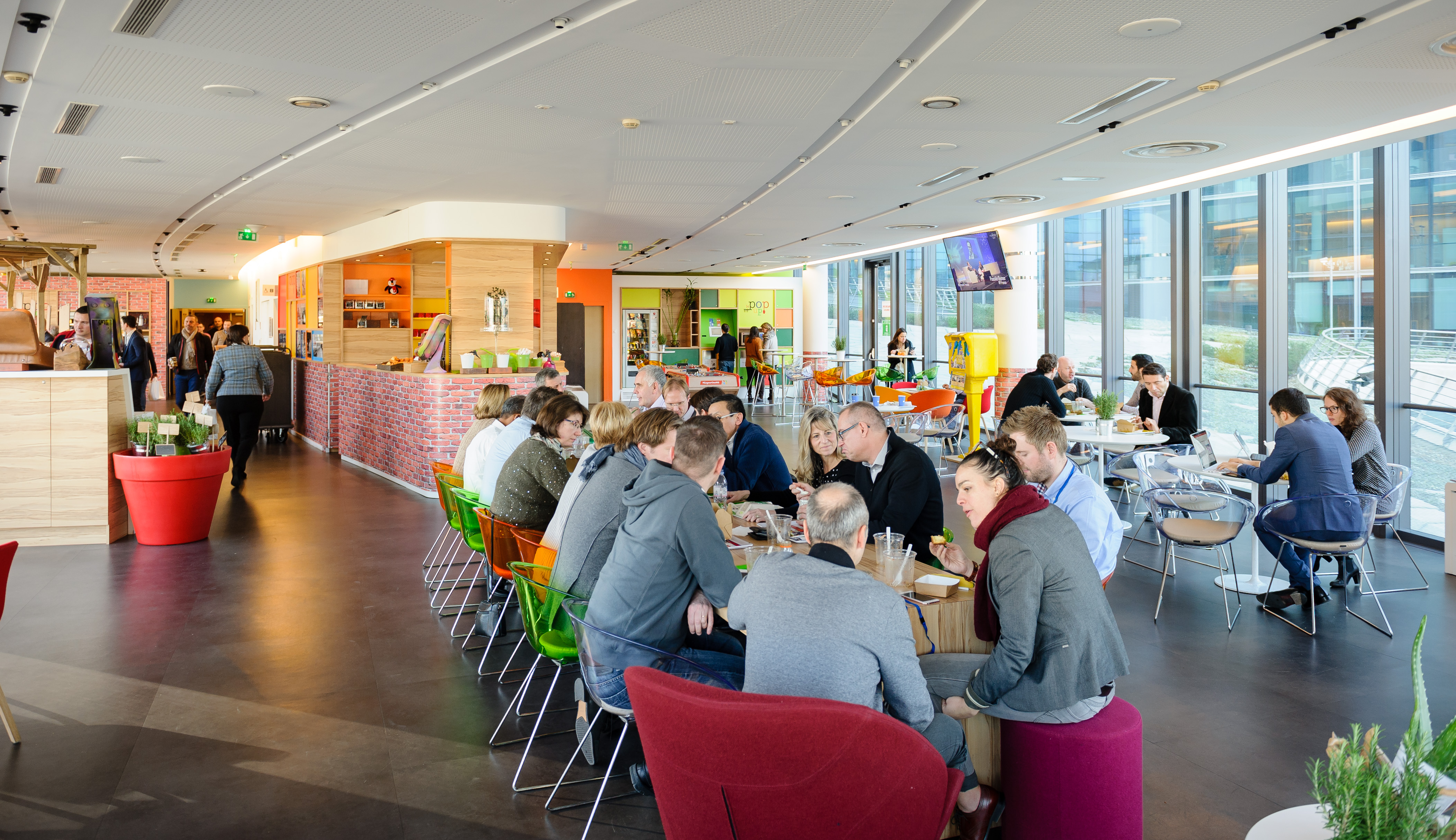 La caféteria Pop-Up - collaborer et déjeuner
