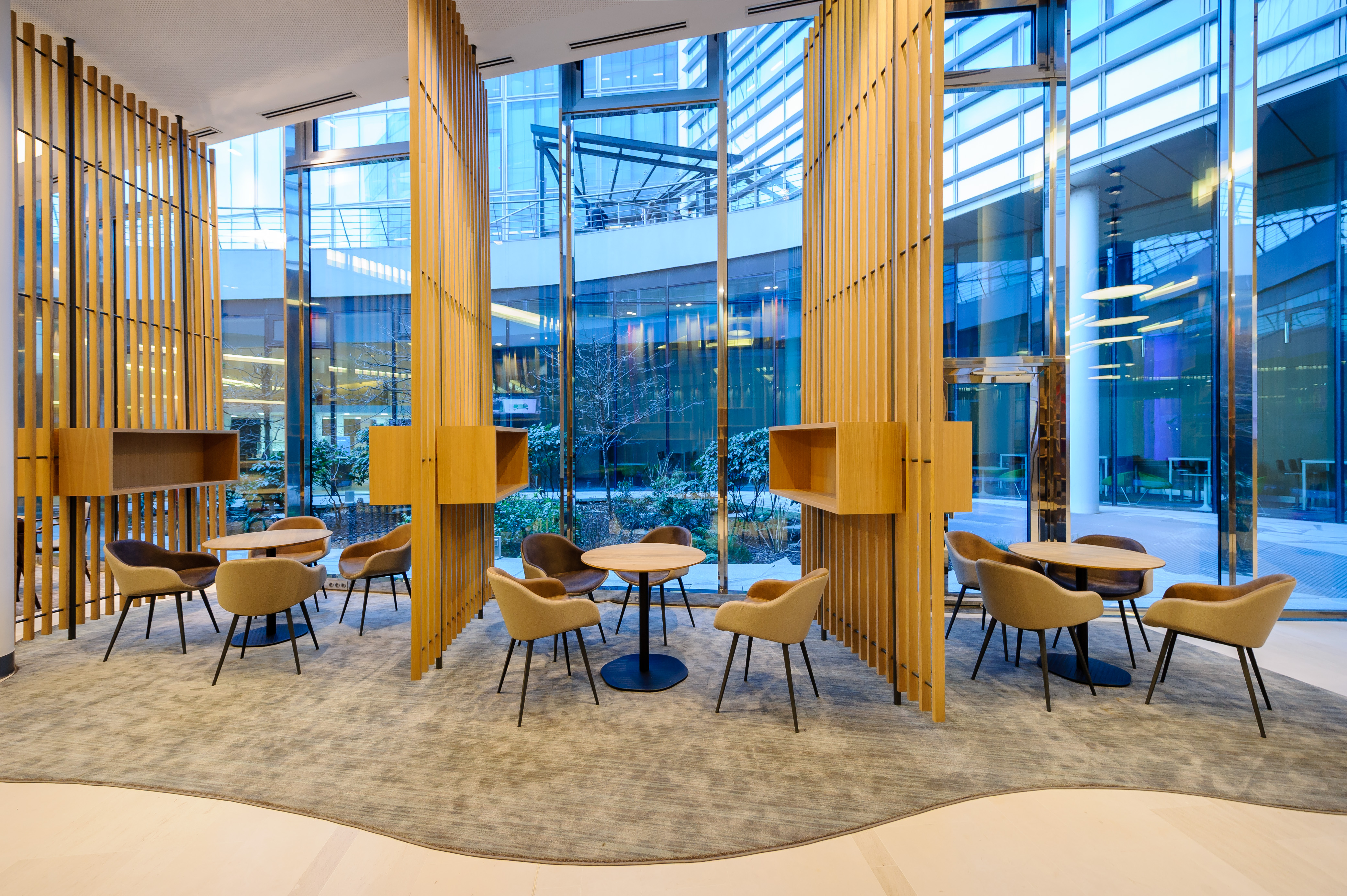 Le hall Microsoft - Un lieu d'accueil convivial