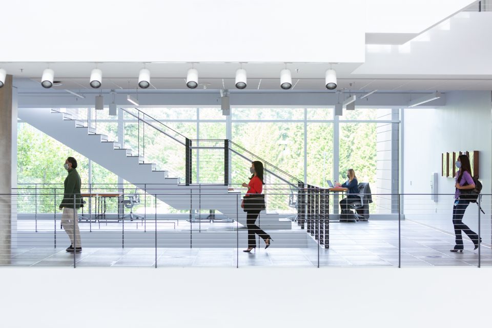 Illustration Hall d'entreprise