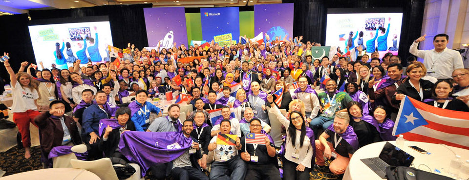 Educators at Microsoft event