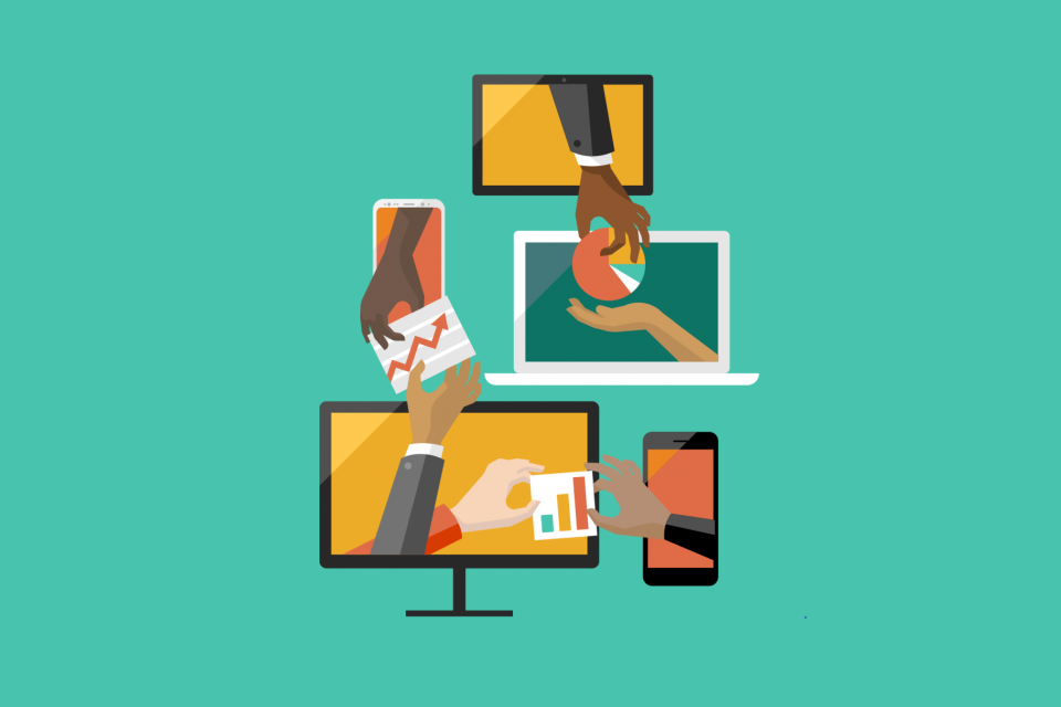 collaboration between different devices and operatingsystems