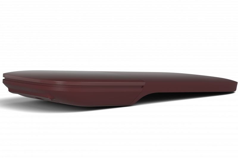 Slim, light and ready to travel, the Microsoft Surface Arc Mouse is designed to conform to your hand, and snaps flat to fit easily in your bag or pocket.